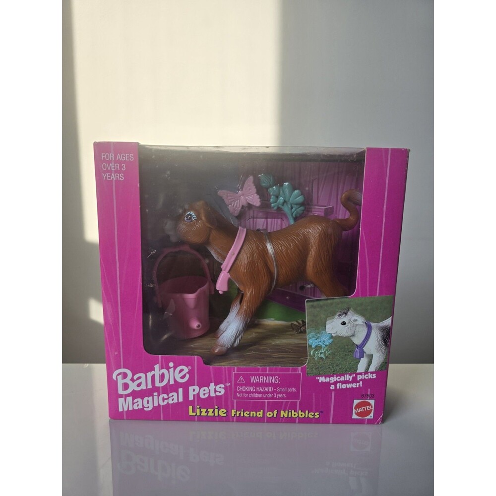 Vintage 1990s Barbie Magical Pets Lizzie Friend of Nibbles Horse Mattel 67603...
